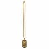 Allah Pendant Gold Chain Necklace for Men & Women (Islamic Jewelry)