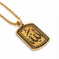 Allah Pendant Gold Chain Necklace for Men & Women (Islamic Jewelry)